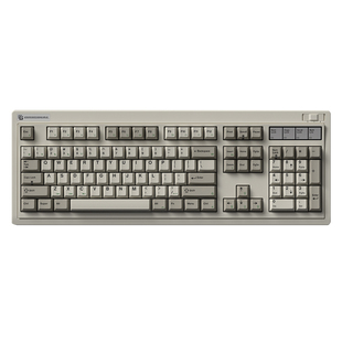 腹灵OG104/87复古机械键盘三模静音有线无线蓝牙女生办公打字专用