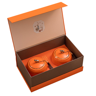 瓷罐茶叶礼盒空盒绿红茶大红袍正山小种通用茶叶包装盒空礼盒定制