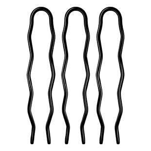 加粗u型发夹黑色丸子头盘发神器u形夹发簪不伤发固定头发卡子发饰