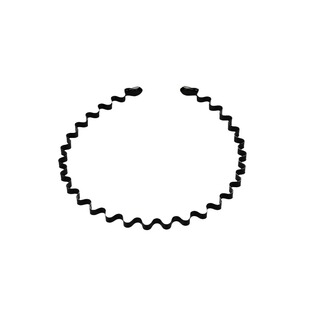 男士发箍潮男背头发箍黑色波浪隐形不勒头发卡压碎发洗脸头箍发窟