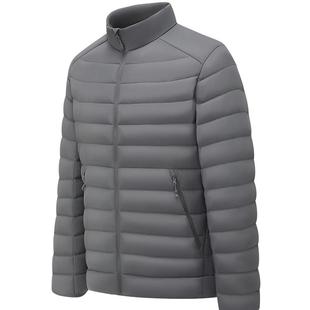 波司登2025秋季新款男士鹅绒短款立领排骨羽绒服叠穿B250131037