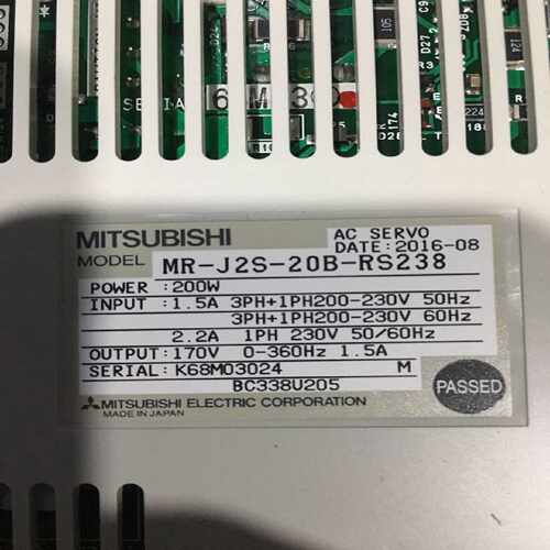 议价三菱 MR-J2S-10B/20B/40B/60B/70B/100B/200B/350B-RS238现货