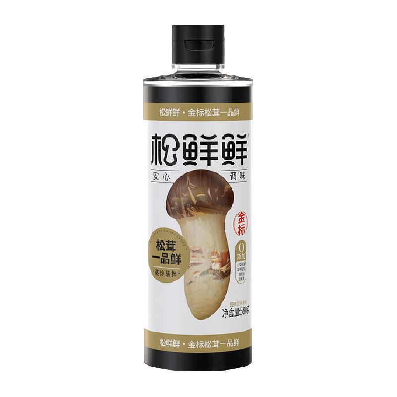 松鲜鲜金标松茸一品鲜0添加代替生抽炒菜凉拌百搭调味汁