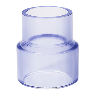 戎生UPVC透明异径直接化工水管大小头国标PVC管塑料配件变径接头