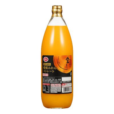日本进口爱媛橘子汁1L玻璃瓶