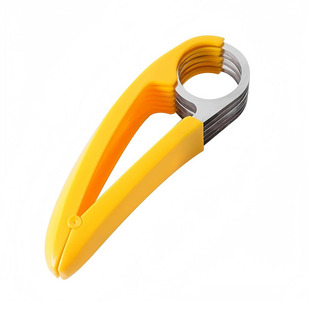 香蕉切片器火腿肠夹子水果分割器创意多功能割刀切瓜神器厨房工具