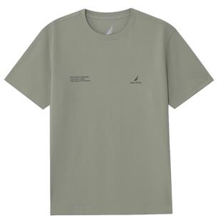 【父亲节礼物】NAUTICA/诺帝卡男装夏季新品防晒吸湿速干短袖T恤