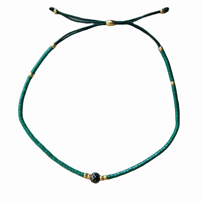 VIKIKO串珠小众设计绿色系手链