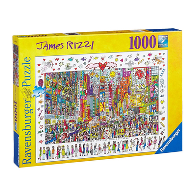 睿思拼图1000片成人版时代广场5000片拼图难度高级感Ravensburger