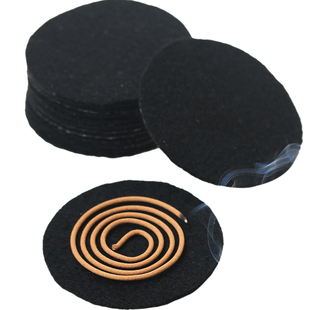 点香棉香炉防火棉垫耐高温防火棉香炉垫不锈钢盘香架线香放置器