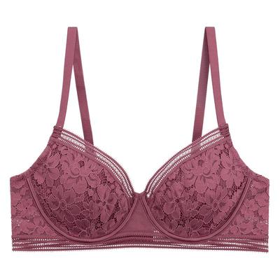 歌力诺大胸显小超薄大码钢圈内衣