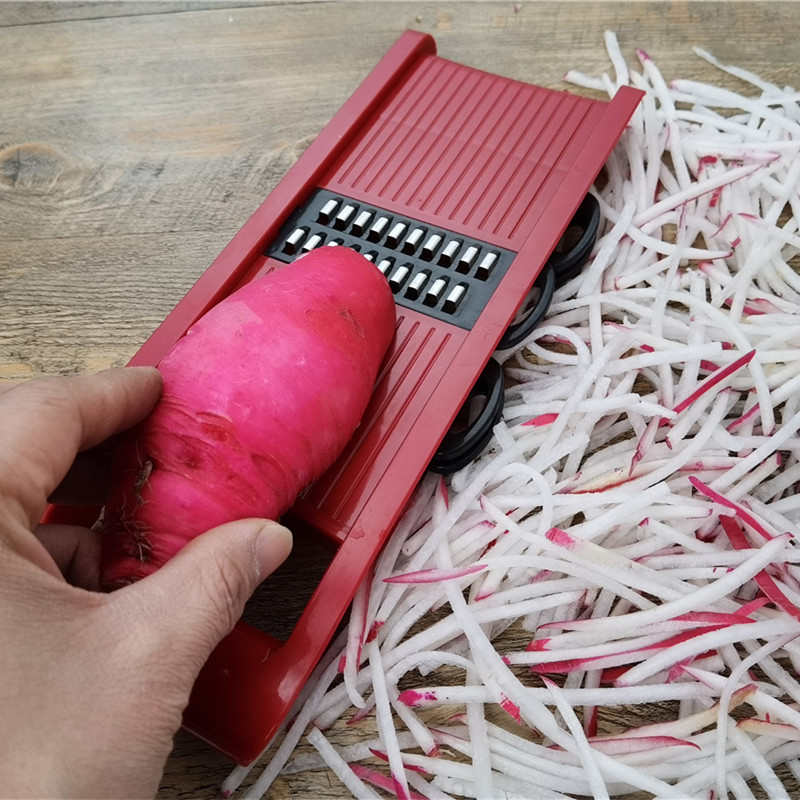 黄瓜丝刨丝器擦子老式插菜板多功能家用土豆丝神器粗丝萝卜丝刨子