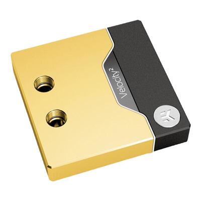金色CPU分体水冷头EKWB散热器