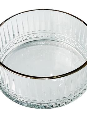 水晶玻璃碟水果碟精致小果盘水果