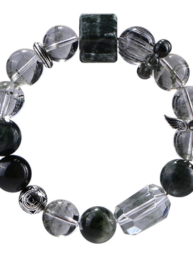 【财业有成】天然绿幽灵水晶手串