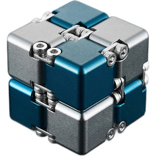 美国infinity cube无限魔方铝合金减压神器无聊打发时间解压玩具