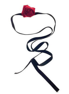 invia绸带女绑带项链个性性感