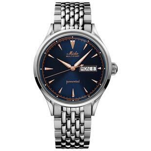 Mido美度手表男士舵手天文台复古钢带全自动机械腕表男款限量款