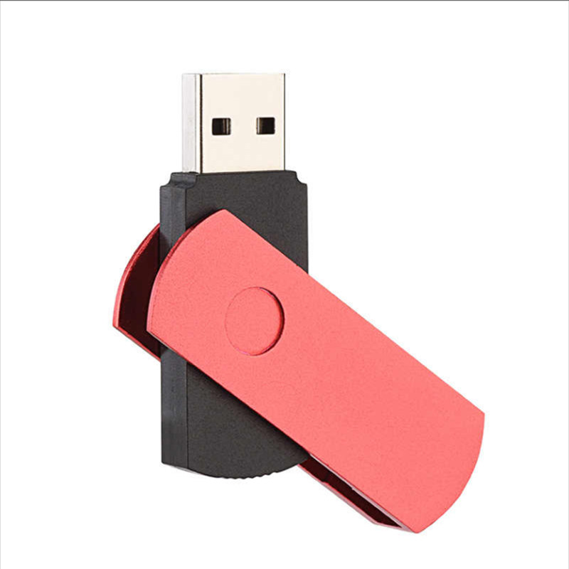 定制企业u盘可印logo展会广告活动宣传小礼品usb优盘旋转式4g内存