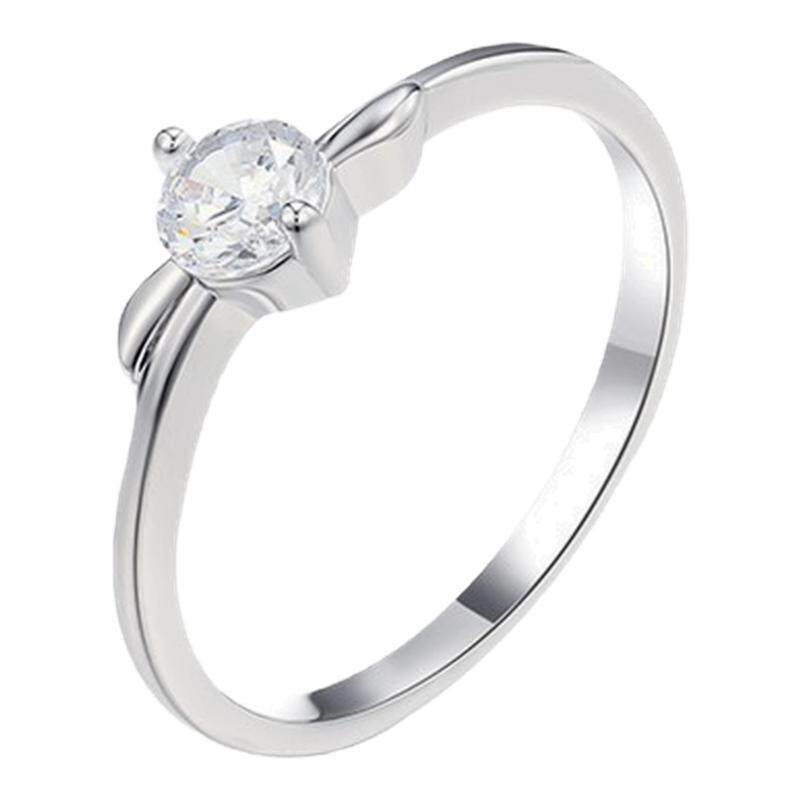 旭平人鱼泪心心相印单石戒指