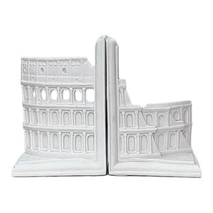 意式简约轻奢电视柜摆件书立款客厅书房装饰摆设品建筑模型雕塑品