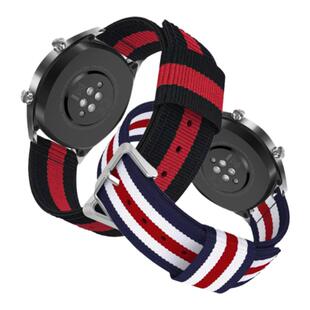 适用华为watchgt5手表带5Pro帆布Watch5运动watchgt4尼龙watch4编织3pronew男P智能GT2e腕带GS3荣耀Magic运动