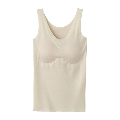 GUNZE/郡是无痕特薄女士背心带罩