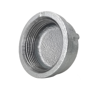 管帽/镀锌管帽/封头盖内丝钢管2寸管螺纹3帽盖80铁/管堵4分25堵帽