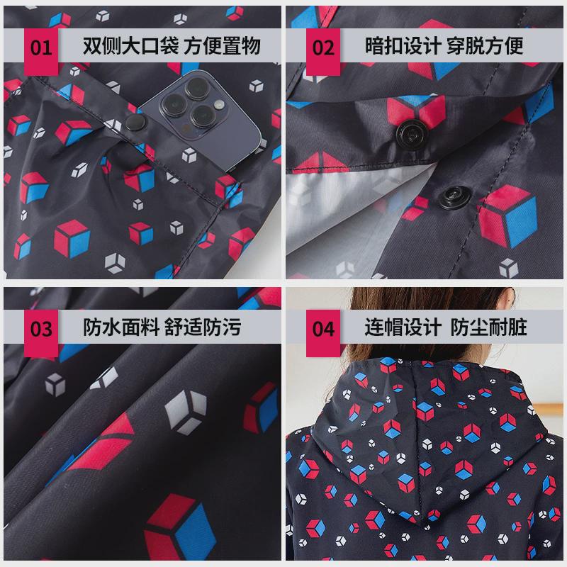 防水长袖2024新款女围裙厨房家用做饭防油罩衣大人连帽大褂工作服