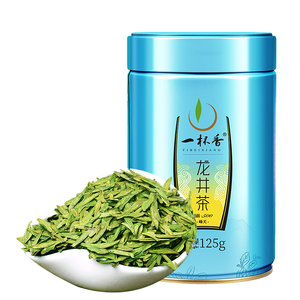 新茶一杯香龙井茶明前绿茶茶叶125g春茶自己喝正品官方旗舰店