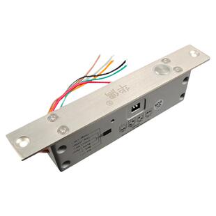 led小尺寸电插锁锁不锈钢面板带上延时门磁反馈信号灯防拆磁隔断