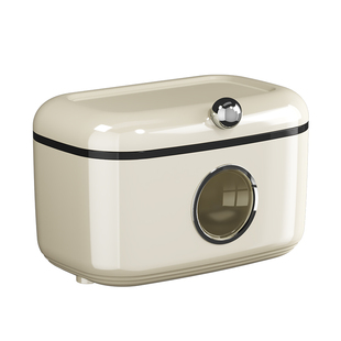 厕所纸巾盒壁挂式免打孔卫生间厕纸卷纸抽纸手纸防水置物架高颜值