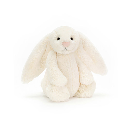 英国Jellycat害羞乳白色邦尼兔毛绒玩具兔子玩偶公仔娃娃生日礼物