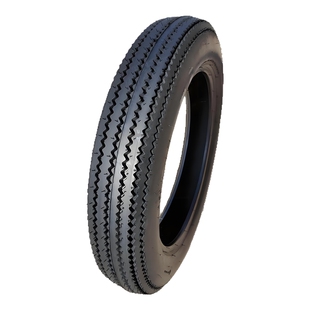 摩托机车复古锯齿轮胎前4.00-17后4.50-17正品耐用适配cgx150改装