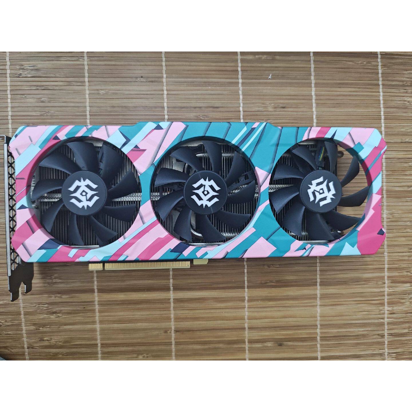可维修议价  索泰rtx30508g蝴蝶lhr版本非矿成色新单卡无原盒功能