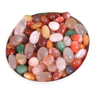 南京雨花石原石天然小石子玛瑙鹅卵石鱼缸造景五彩石盆栽铺面园林