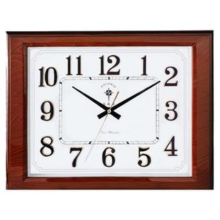 北极星方形挂钟客厅时尚创意时钟钟表卧室书房静音简约超大石英钟