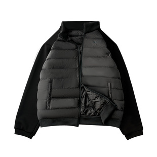 维动突袭排骨羽绒服短款青年男冬季新款加厚保暖运动休闲棉袄外套