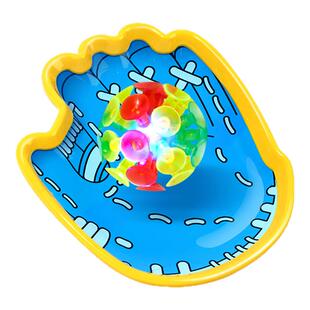 趣味抛接球手掌吸盘球儿童户外室内运动玩具亲子互动球拍粘粘球3