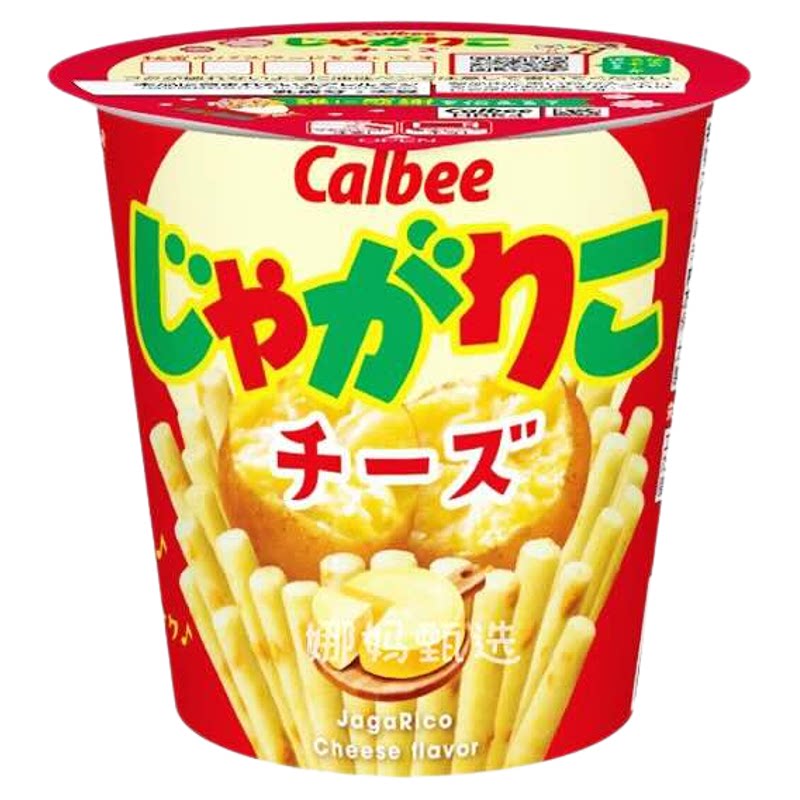 日本直邮卡乐比原切炸薯条土豆棒黄油芝士味三兄弟酥脆膨化小零食