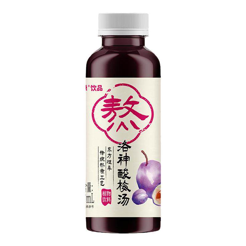 乐源熬煮洛神酸梅汁360ml*6瓶火锅烧烤清润解腻健康果汁0脂包邮