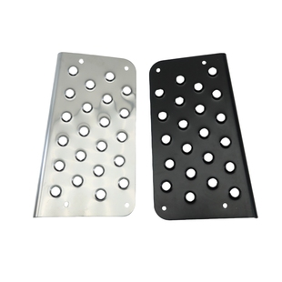 适用解放J6L脚踏板防滑铁板小j6l上车踏步黑色不锈钢加厚配件一汽