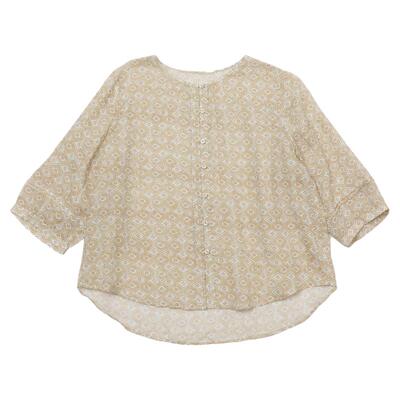 2025夏季新款休闲圆领系扣衬衫