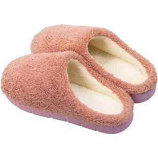 居家家棉拖鞋女室内防滑软底毛绒月子保暖情侣秋冬季实用新款男