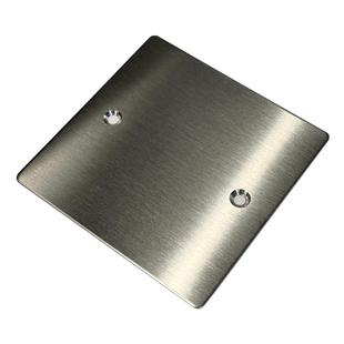 地插装饰盖板保护罩遮丑挡盲板补洞120型不锈钢底盒空白面板通用