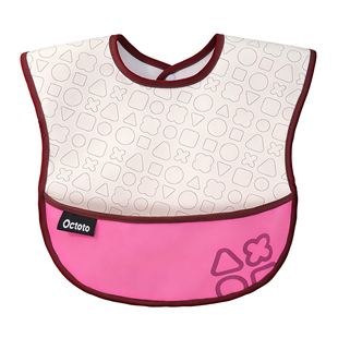 octoto奥克兔兔婴儿辅食围兜宝宝吃饭围兜喂饭围兜防水儿童罩衣