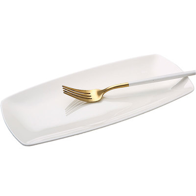 家用寿司盘骨瓷鱼盘日式长方形