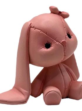 可爱兔子公仔玩具女孩结婚伴手礼家居装饰车载摆件手办生日礼品物