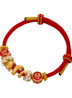 顺钦银楼S925银嘉辰手绳礼物