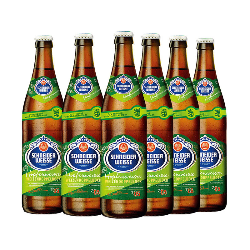 施纳德啤酒5号多花小麦IPA啤酒施耐德五号德国进口精酿500ml瓶